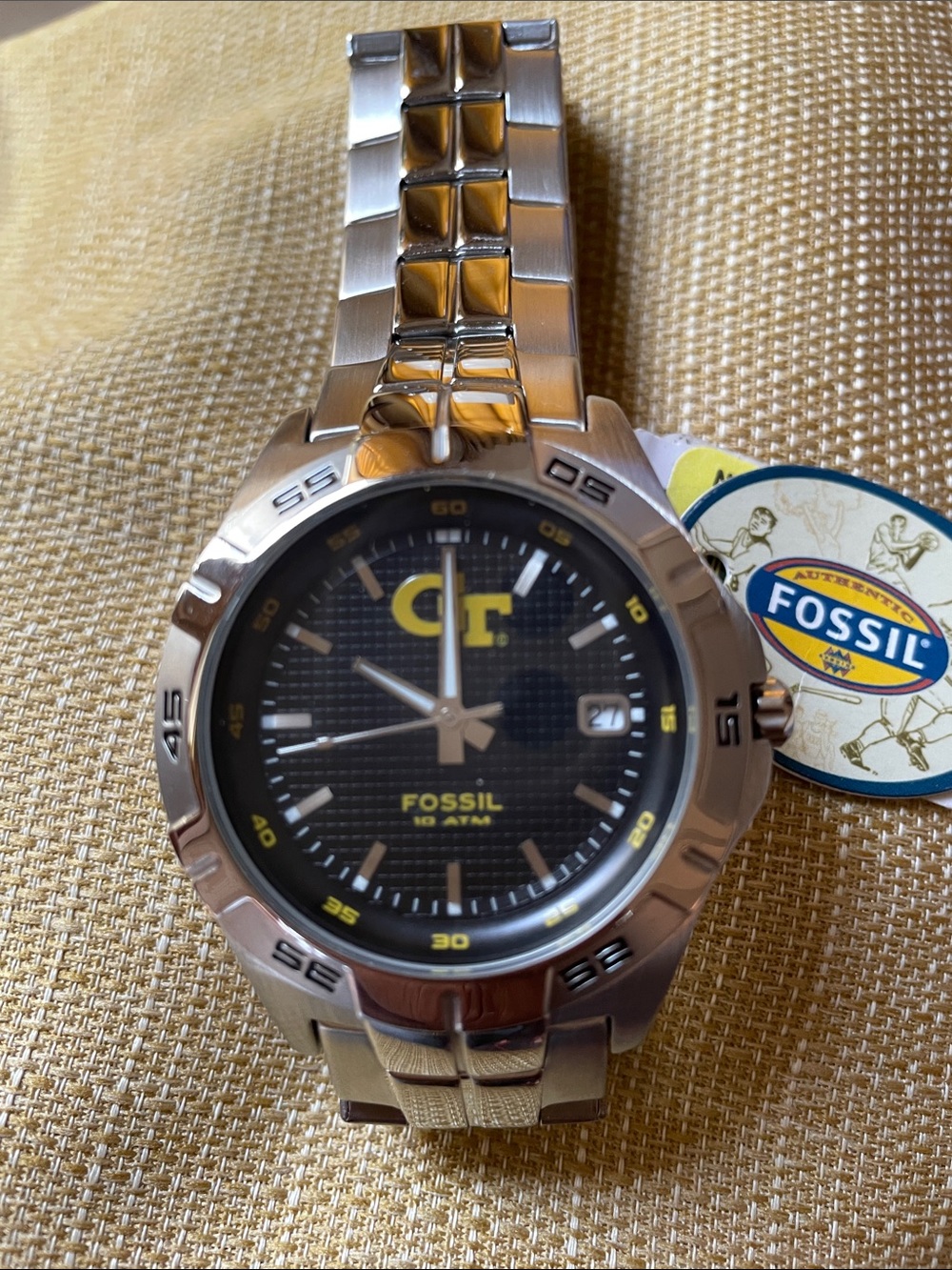 Fossil Georgia Tech Black Quartz Watch LI2497 861005